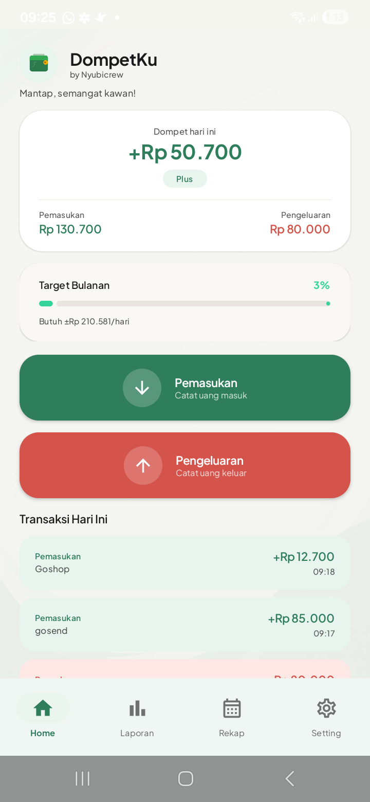 DompetKu App Screenshot